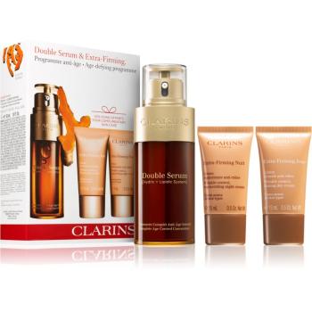 Clarins Double Serum & Extra Firming Age-defying Programme set de cosmetice (împotriva îmbătrânirii pielii)