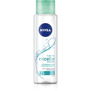 Nivea Micellar Shampoo șampon micelar răcoritor pentru par normal spre gras fără silicon 400 ml