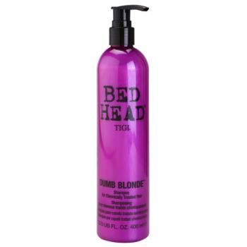 TIGI Bed Head Dumb Blonde șampon pentru parul tratat chimic 400 ml