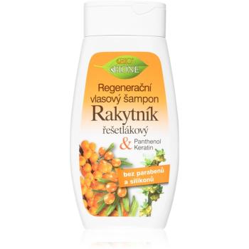 Bione Cosmetics Rakytník sampon pentru regenerare pentru păr 260 ml