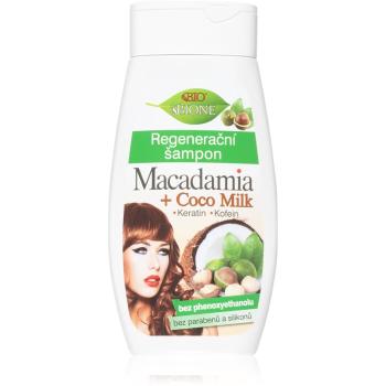 Bione Cosmetics Macadamia + Coco Milk sampon pentru regenerare 260 ml