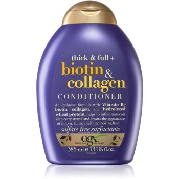 OGX Biotin & Collagen Balsam pentru ingroșare pentru păr cu volum 385 ml