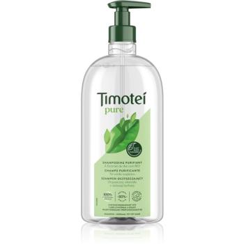 Timotei Pure Green Tea sampon pentru curatare pentru par normal spre gras 750 ml
