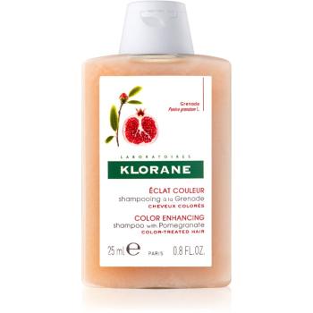 Klorane Pomegranate șampon pentru păr vopsit 25 ml