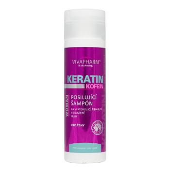 Vivapharm Șampon fortifiant cu keratină si cofeină pentru femei 200 ml