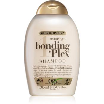 OGX Bonding Plex șampon regenerator pentru păr foarte deteriorat și vârfuri despicate 385 ml