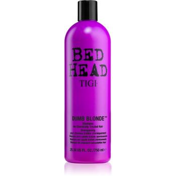 TIGI Bed Head Dumb Blonde șampon pentru parul tratat chimic 750 ml