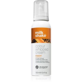 Milk Shake Colour Whipped Cream spuma tonica pentru toate tipurile de păr Copper 100 ml