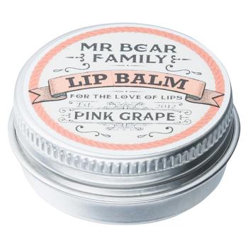Mr Bear Family Pink Grape balsam de buze pentru barbati 15 ml