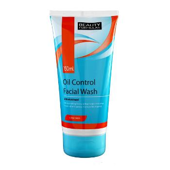 Beauty Formulas Gel de curățare pentru tenul gras(Oil Control Facial Wash) 150 ml