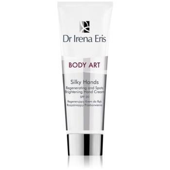 Dr Irena Eris Body Art Silky Hands Cremă de mâini regeneratoare impotriva petelor SPF 20 75 ml