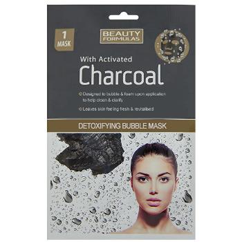 Beauty Formulas Mască Detoxifianta cu cărbune activCharcoal(Detox ifying Bubble Mask) 1 p