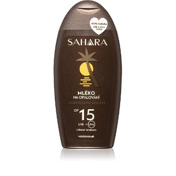 Sahara Loțiune de bronzare cu ulei de cocos SPF 15 200 ml