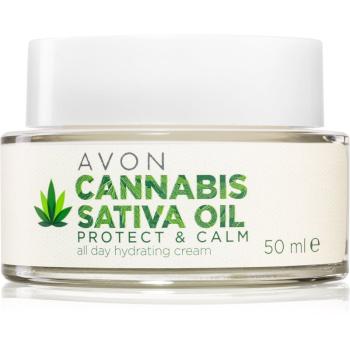 Avon Cannabis Sativa Oil cremă hidratantă cu ulei de canepa 50 ml