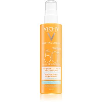 Vichy Capital Soleil Beach Protect spray multi protector împotriva deshidratării pielii SPF 50+ 200 ml