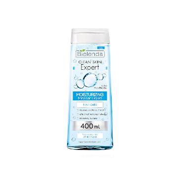 Bielenda Apă micelară hidratantă pentru toate tipurile de piele Clean Skin Expert (3in1 Moisturizing Micellar Water) 400 ml