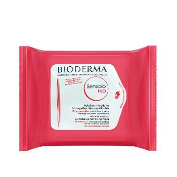 Bioderma Șervețele micelare pentru pielea sensibilă Sensibio H2O (Make-Up Removing Wipes) 25 buc