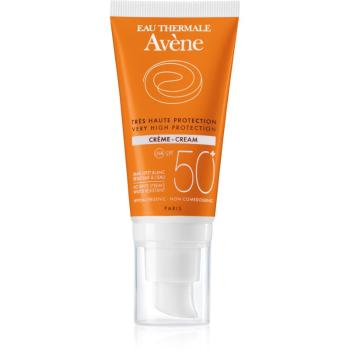 Avène Sun Sensitive Crema protectoare pentru pielea uscată și sensibilă SPF 50+ 50 ml