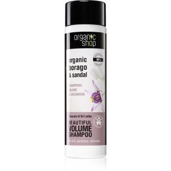 Organic Shop Organic Borago & Sandal sampon pentru volum 280 ml