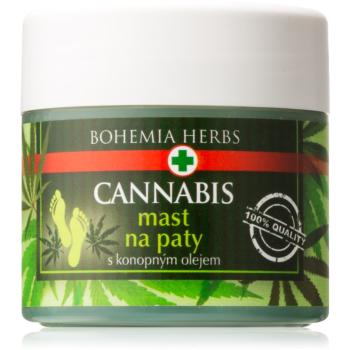 Bohemia Gifts & Cosmetics Cannabis unguent pentru picioare batatorite cu ulei de canepa 120 ml