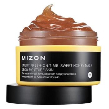 Mizon Enjoy Fresh-On Time mască hidratantă iluminatoare, cu miere pentru tenul uscat 100 ml