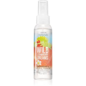 Avon Naturals Wild Strawberry Dreams spray pentru corp cu aroma de capsuni 100 ml