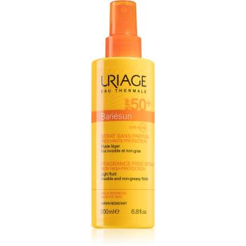 Uriage Bariésun Fragrance-Free Spray SPF 50+ spray autobronzant fara parfum SPF 50+ 200 ml