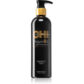 CHI Argan Oil sampon hranitor pentru păr uscat și deteriorat 340 ml