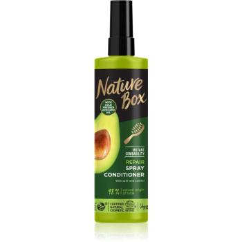 Nature Box Avocado Oil balsam regenerator pentru par deteriorat in spray 200 ml