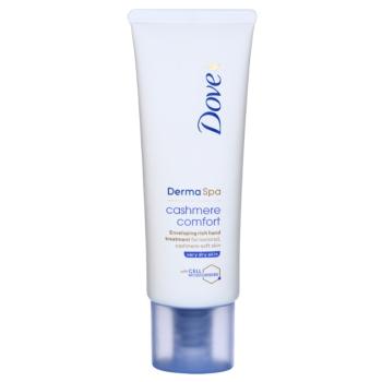 Dove DermaSpa Cashmere Comfort crema de maini regeneratoare pentru piele neteda si delicata 75 ml