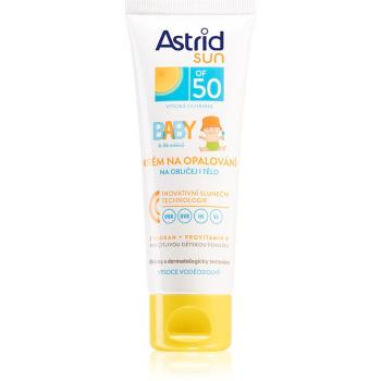 Astrid Sun Baby protectie solara pentru copii SPF 50 rezistent la apă 75 ml