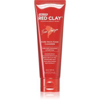 Missha Amazon Red Clay™ Spuma curatare intensa. cu argila 120 ml