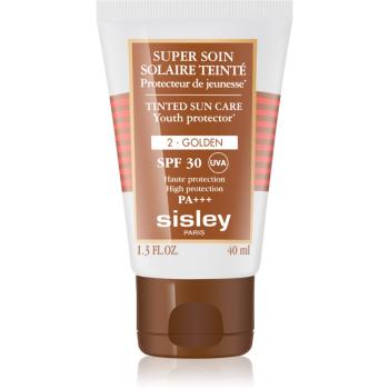 Sisley Super Soin Solaire Teinté crema de fata cu efect de protectie SPF 30 culoare 2 Golden  40 ml