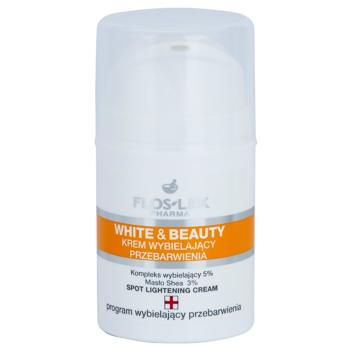 FlosLek Pharma White & Beauty crema cu efect de albire pentru tratament local 50 ml