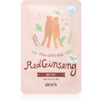 Skin79 Fresh Garden Red Ginseng mască textilă revitalizantă cu ginseng 23 g