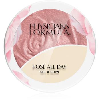 Physicians Formula Rosé All Day pudra pentru luminozitate balsam culoare Brigtening Rose 9 g
