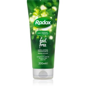 Radox Feel Free gel de duș Matcha Green Tea & Coconut Water 200 ml