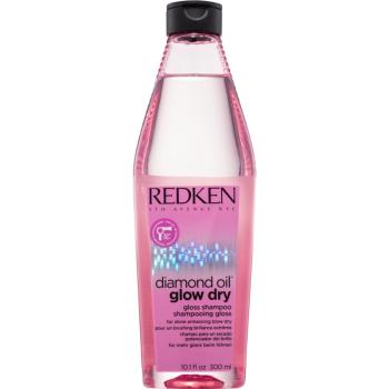 Redken Diamond Oil Glow Dry gel șampon pentru păr obosit, fără strălucire pentru accelerarea uscării 300 ml