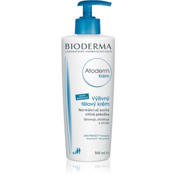 Bioderma Atoderm Cream Cremă nutritivă de corp pentru piele normală, sensibilă și uscată produs parfumat 500 ml