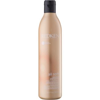 Redken All Soft șampon pentru păr uscat și fragil cu ulei de argan 500 ml