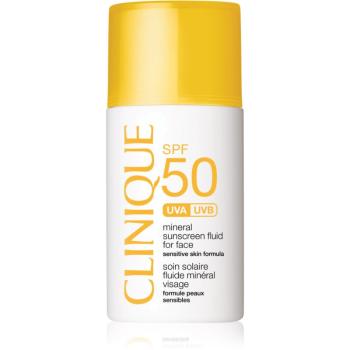 Clinique Sun SPF 50 Mineral Sunscreen Fluid For Face fluid mineral cu protecție solară SPF 50 30 ml