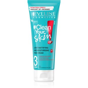 Eveline Cosmetics #Clean Your Skin crema matifianta si hidratanta 75 ml