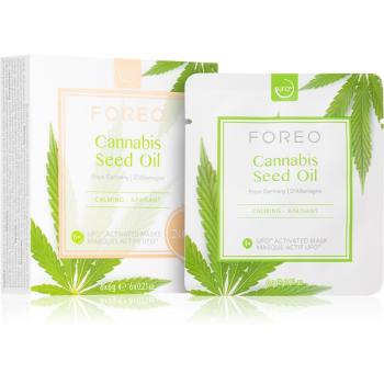 FOREO UFO™ Cannabis Seed Oil masca -efect calmant cu ulei de canepa 6 x 6 g
