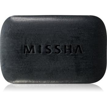 Missha Black Ghassoul sapun pentru curatare pentru ten acneic 80 g