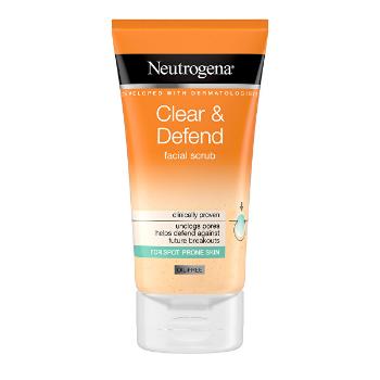 Neutrogena Ștergeți și apărați scrubul netezitor (Facial Scrub) 150 ml