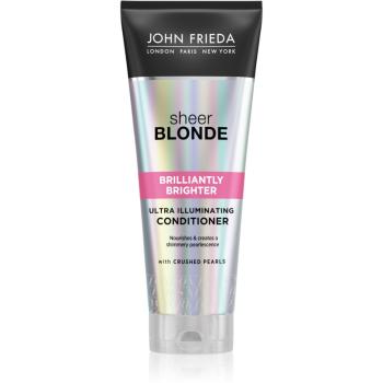 John Frieda Sheer Blonde Brilliantly Brighter balsam pentru revitalizarea parului blond stralucire de perla 250 ml