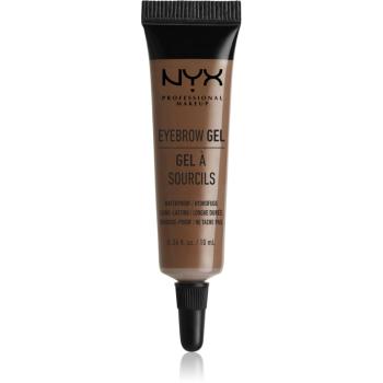 NYX Professional Makeup Eyebrow Gel gel pentru sprâncene rezistent la apă culoare 02 Chocolate 10 ml