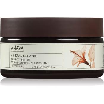 Ahava Mineral Botanic Hibiscus & Fig unt pentru corp, hranitor hibiscus și smochin 235 g