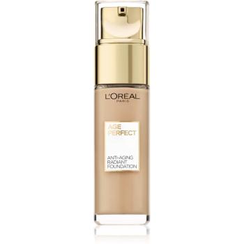 L’Oréal Paris Age Perfect make-up strălucitor de întinerire culoare 150 Creme Beige 30 ml