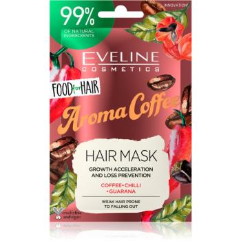 Eveline Cosmetics Food for Hair Aroma Coffee masca de întărire pentru părul slab, cu tendința de a cădea 20 ml